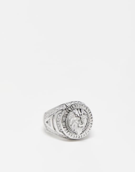 Lost Souls - Chunky ring med løvedesign i rustfrit stål