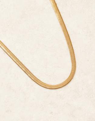 Lost Souls Chunky Snake Chain Necklace In Gold