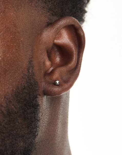 Lost Souls - Clous d'oreilles 4 mm en acier inoxydable - view 1