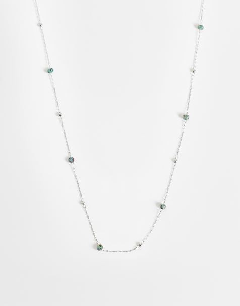Lost Souls - Collana in acciaio inossidabile con pietra naturale delicata - view 1