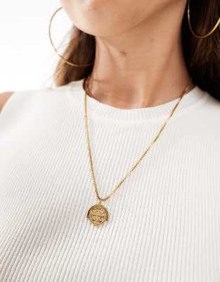 Lost Souls - Collana placcata oro 18 k con pendente a moneta - view 1
