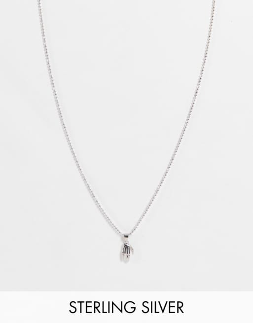Lost Souls - Collier à pendentif en argent massif
