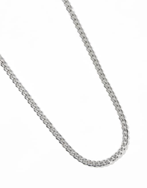 Lost Souls - Collier chaîne 5 mm à maillons de gourmette en acier inoxydable, 3 de 4