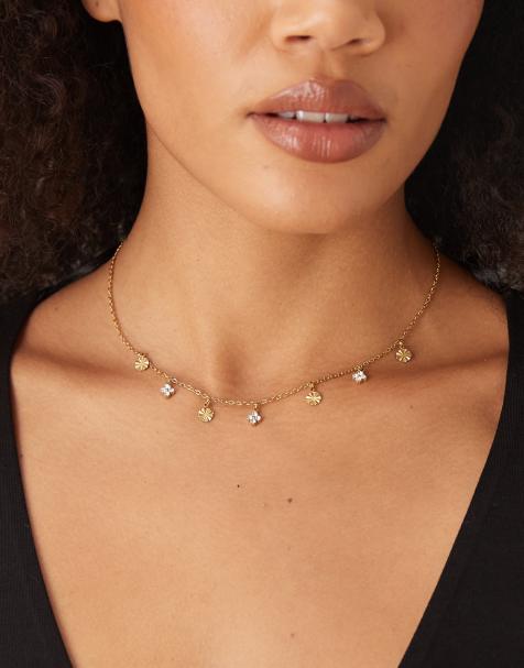 Lost Souls - Collier en plaqué or 18 carats à breloques variées - view 1