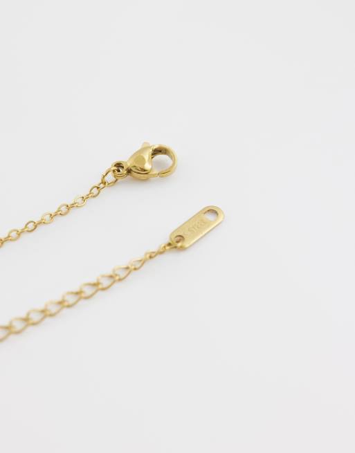 Lost Souls coral stone pendant necklace in 18k gold plated, 4 of 4