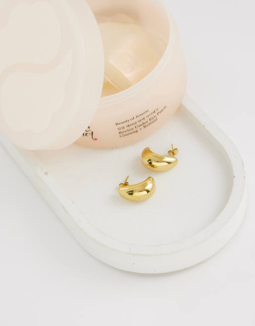 Lost Souls – Droppformade örhängen i 18k guldpläterat, rostfritt stål, 2 av 4