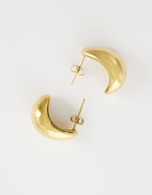 Lost Souls – Droppformade örhängen i 18k guldpläterat, rostfritt stål, 4 av 4
