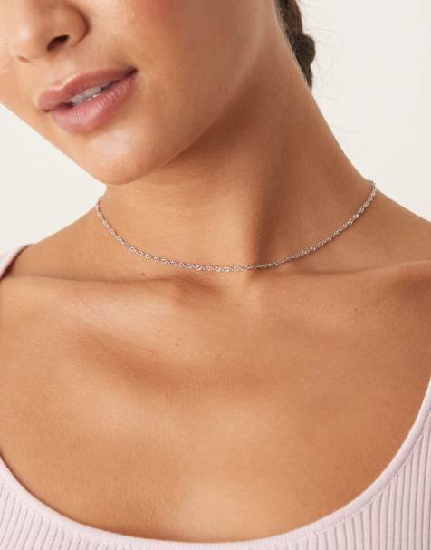 Lost Souls - Dunne schakelketting van roestvrij staal in zilver - view 1