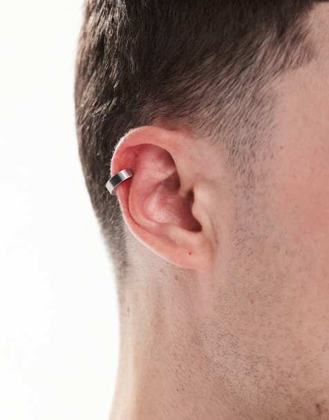 Lost Souls ear cuff in stainless steel - view 1