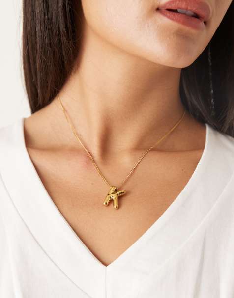 Lost Souls – Halsband med 18K guldplätering och bokstav - view 1
