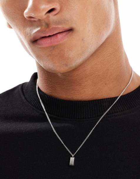 Lost Souls - Halskæde med murstensvedhæng i rustfrit stål - view 1