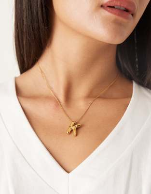 Lost Souls Initial Necklace In Gold