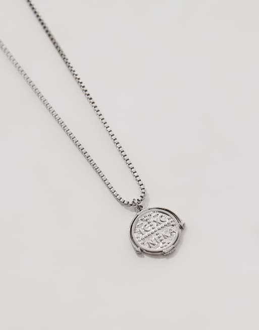 Lost Souls - Ketting van roestvrij staal met munthangertje, 2 van 3