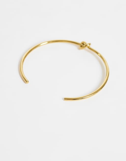 Lost Souls knot cuff in 18k gold plated stainless steel, 3 of 3