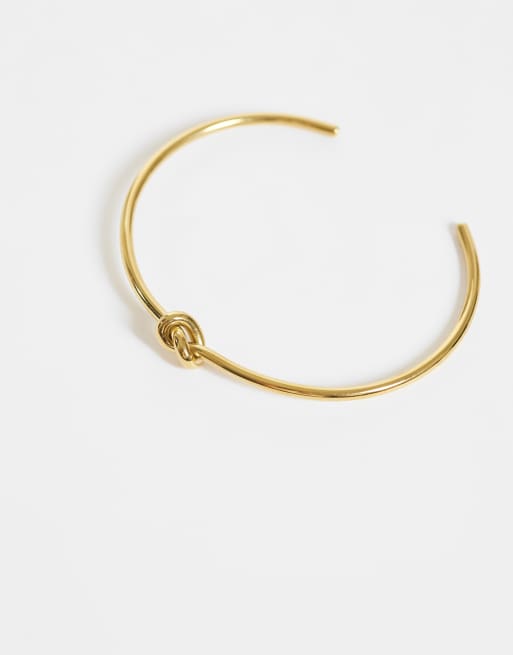 Lost Souls knot cuff&nbsp;in18k gold plated stainless steel, 2 of 3