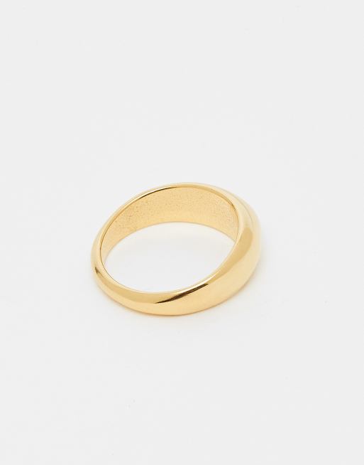 Lost Souls – Kuppelförmiger Ring aus 18-Karat vergoldetem Edelstahl, 2 von 3
