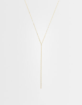 Lost Souls Lariat Chain Necklace In Gold