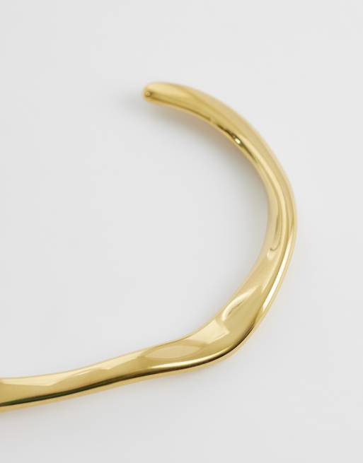 Lost Souls liquified cuff in 18k gold plated, 3 of 3