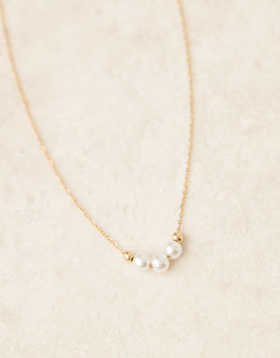 Lost Souls Mini Pearl Charm Necklace