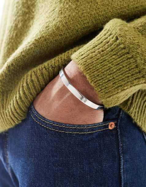 Lost Souls – Minimalistischer 6 mm Armreif aus Edelstahl - view 1