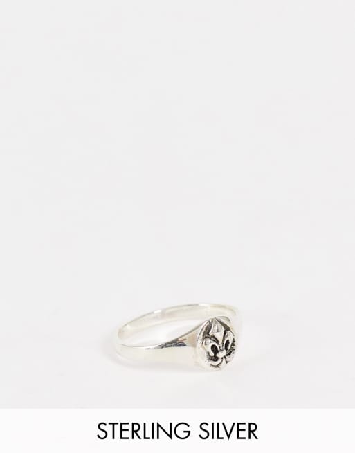 Lost Souls - minisignetring in sterling zilver