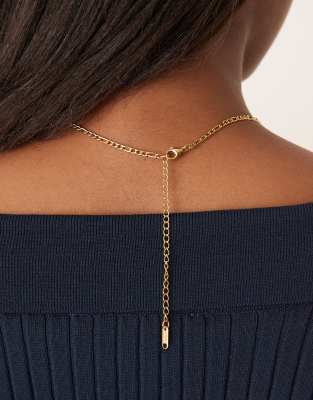 Lost Souls Molten Crystal Charm Necklace In Gold
