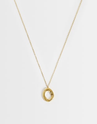 Lost Souls Molton Pendant Necklace In Gold
