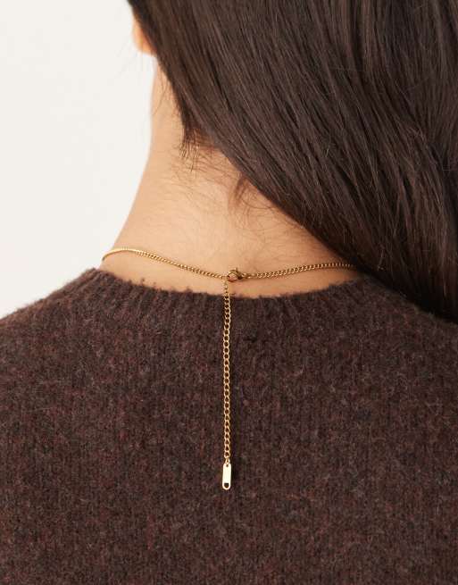 Lost Souls multi charm star necklace in 18ct gold plated stainless steel, 3 of 3