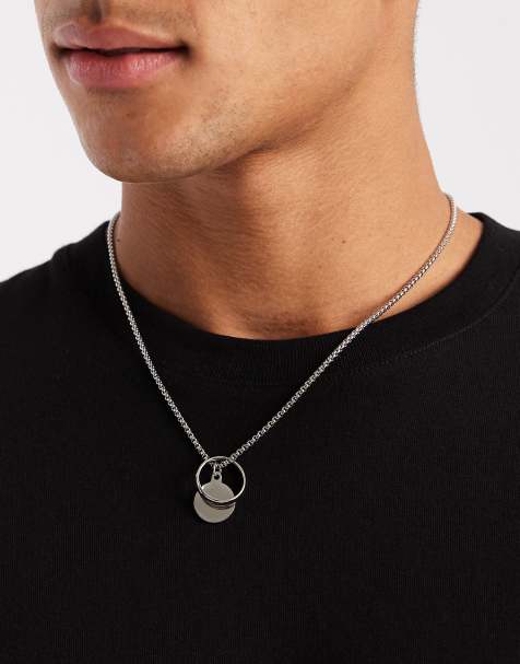 Lost souls Multi pendant necklace in stainless steel - view 1