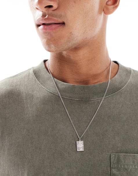 Lost Souls mystical pendant necklace in stainless steel - view 1