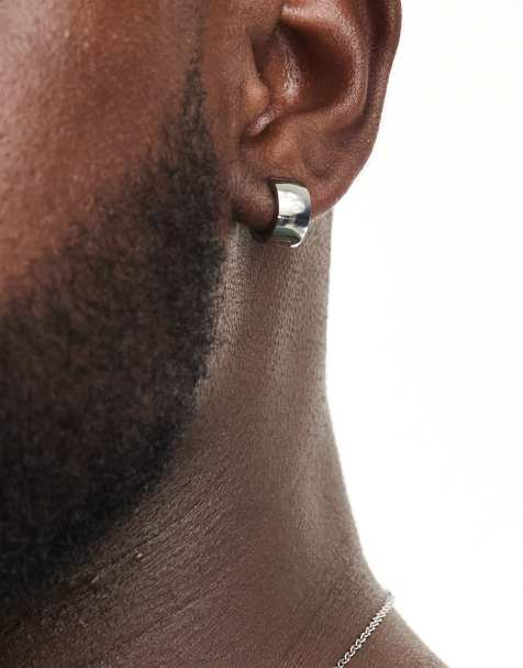 Lost Souls - Orecchini a cerchio piccoli in acciaio inossidabile - view 1