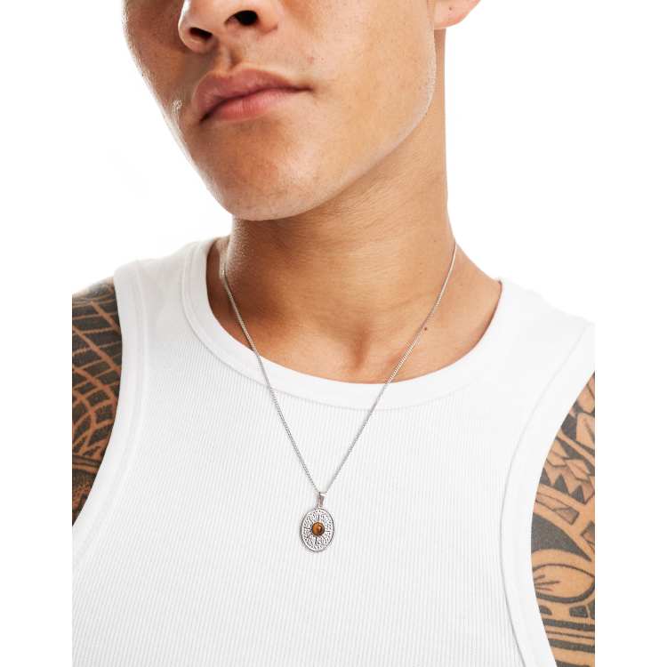 Oval coin necklace outlet