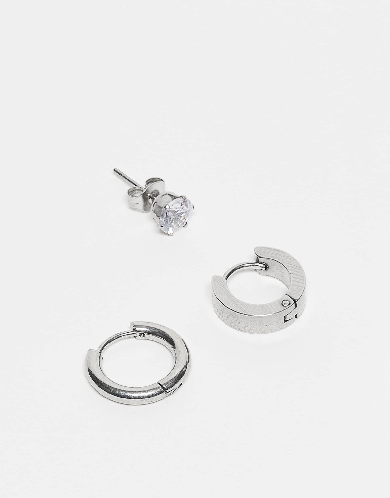 Набор из 3-х незаменимых сережек Lost souls из нержавеющей стали