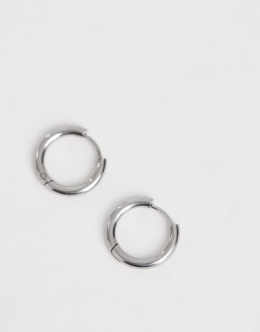 Lost Souls - Petites créoles en acier inoxydable, 2 de 3