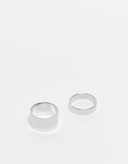Lost Souls – Ringar i rostfritt stål, 2-pack