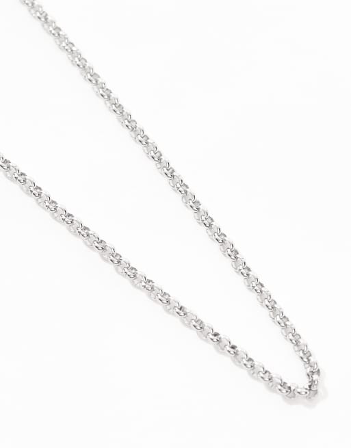Lost Souls - Rolo schakelketting van roestvrij staal met schakels van 4mm, 2 van 4