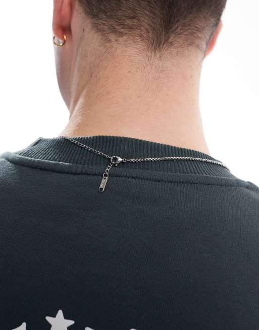 Lost Souls - Ronde schakelketting van roestvrij staal met schakels van 2mm, 3 van 3