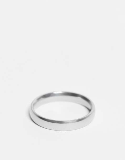 Lost Souls – Rundad, slät ring i rostfritt stål, 4mm - view 1