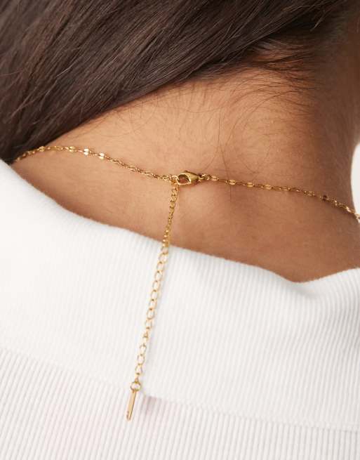 Lost Souls - Simpele 18k vergulde lariat-ketting van roestvrij staal , 3 van 3