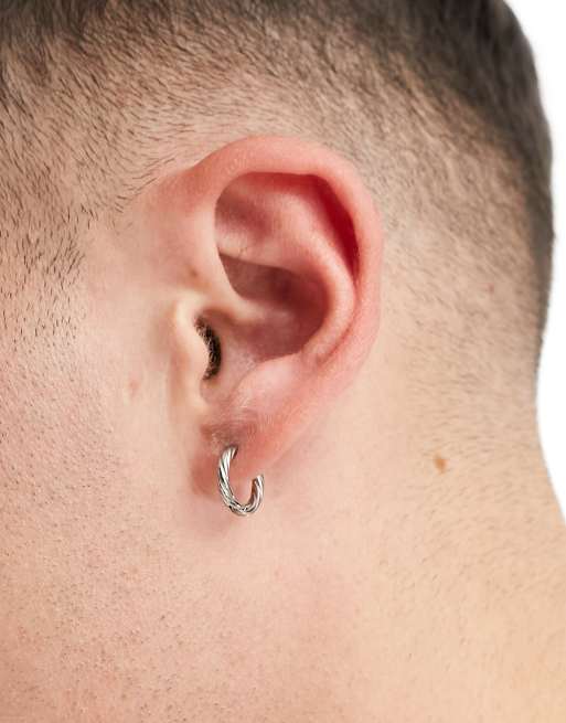 Platinum store ear hoops