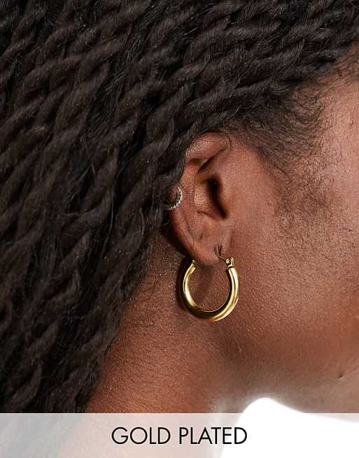 20mm gold plated hoop earrings 20mm gold plated hoop earrings