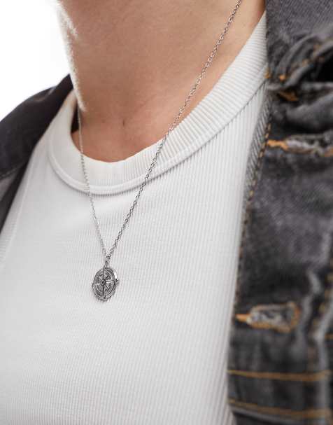 Louis Vuitton LV Snake Pendant Necklace Aged Silver in Metal with Aged  Silver-tone - US