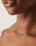 [LOST SOULS] Lost Souls stainless steel figaro chain necklace in silver No Size SILVER