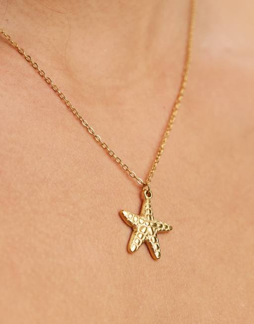 Stainless Steel Starfish Pendant