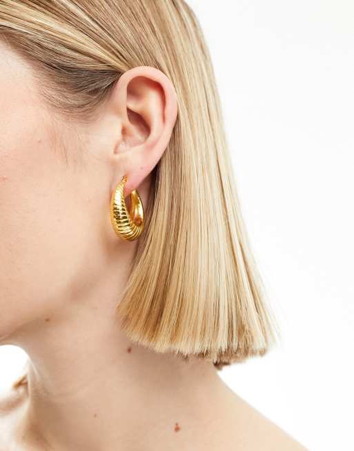 Dome on sale hoop earrings