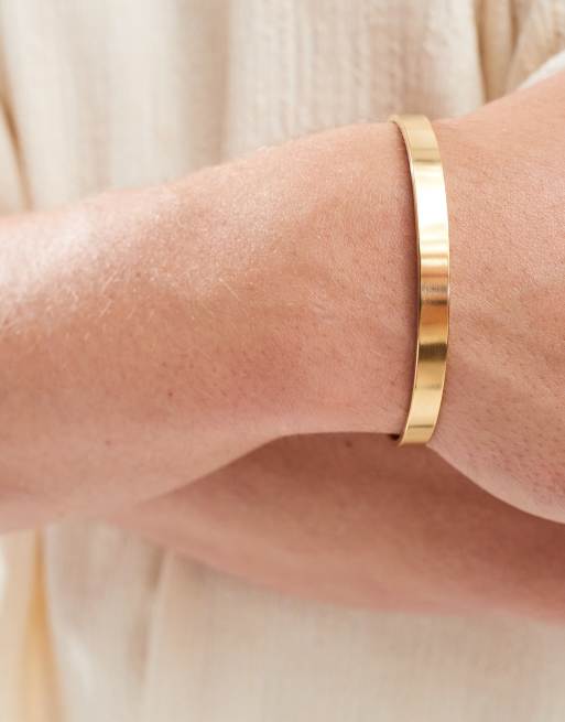 Lost Souls – Stelt armband med 18k guldplätering, 6mm, 3 av 4