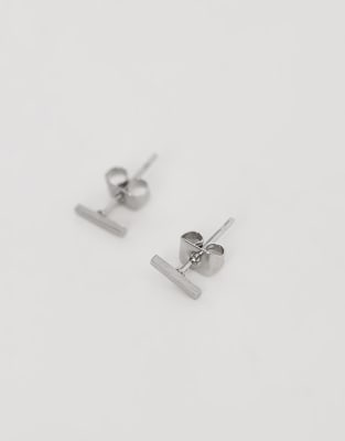 Lost Souls Stud Earrings In Silver