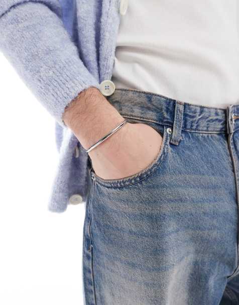 Lost Souls – Tunt, stelt armband i rundat, rostfritt stål - view 1