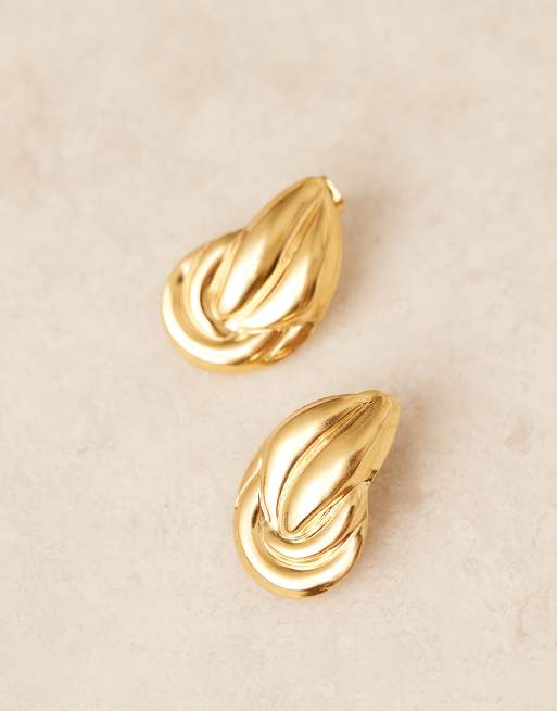 Lost Souls – Vintage-Ohrstecker aus Edelstahl mit 18-Karat-Vergoldung, 2 von 3