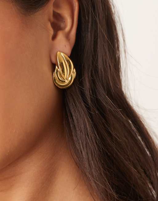 Lost Souls – Vintage-Ohrstecker aus Edelstahl mit 18-Karat-Vergoldung, 3 von 3
